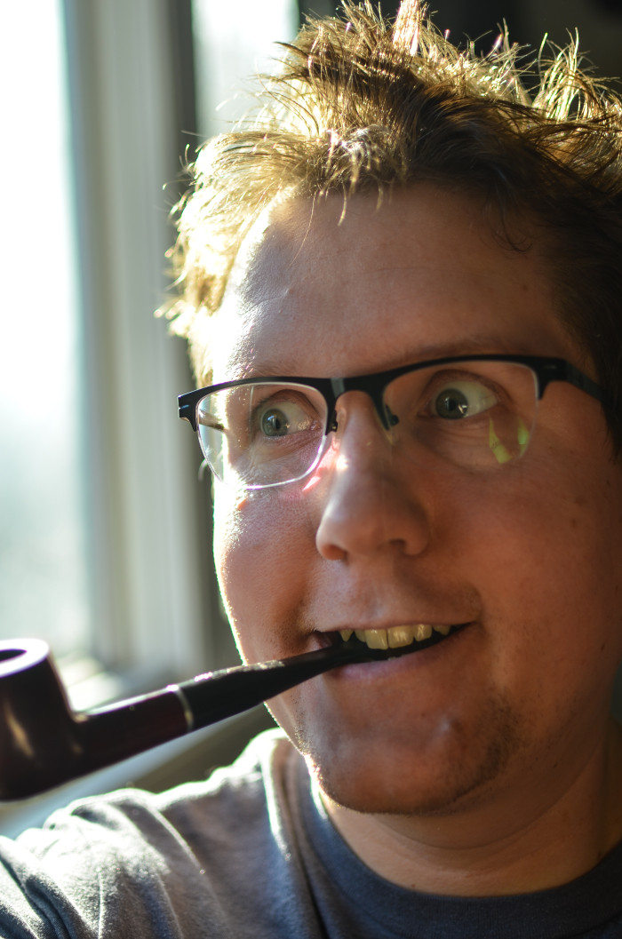PCL055 : Puke reads his high school notebook.